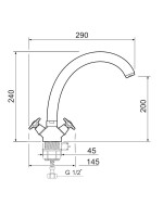 Смеситель для кухни РМС SL115 273F