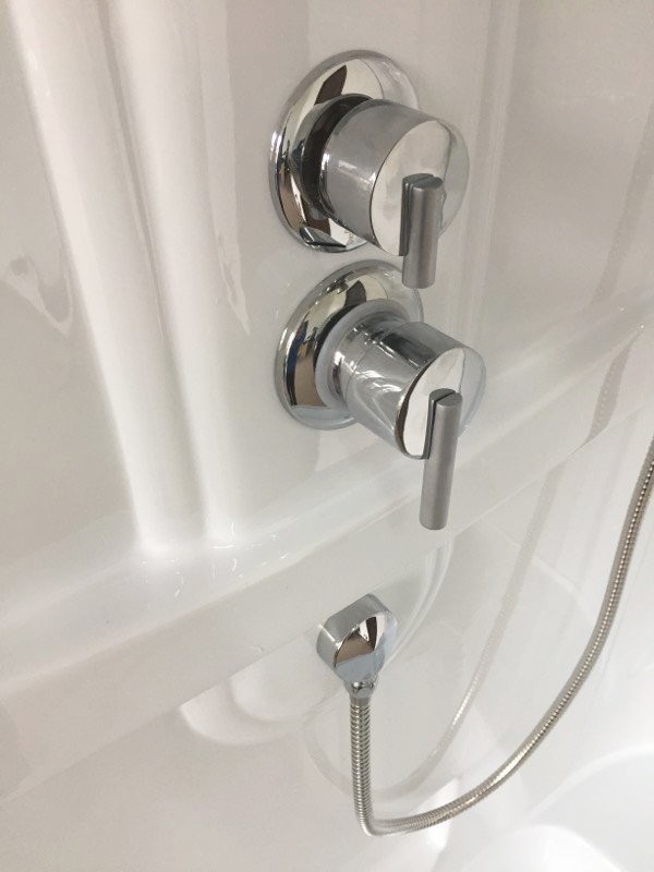 Душевая кабина Royal Bath RB 8120BK1-M L с высоким поддоном, с сиденьем