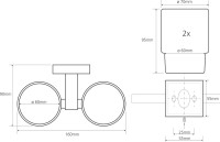 Набор Стакан Bemeta Beta 132110022 + Мыльница 132208082
