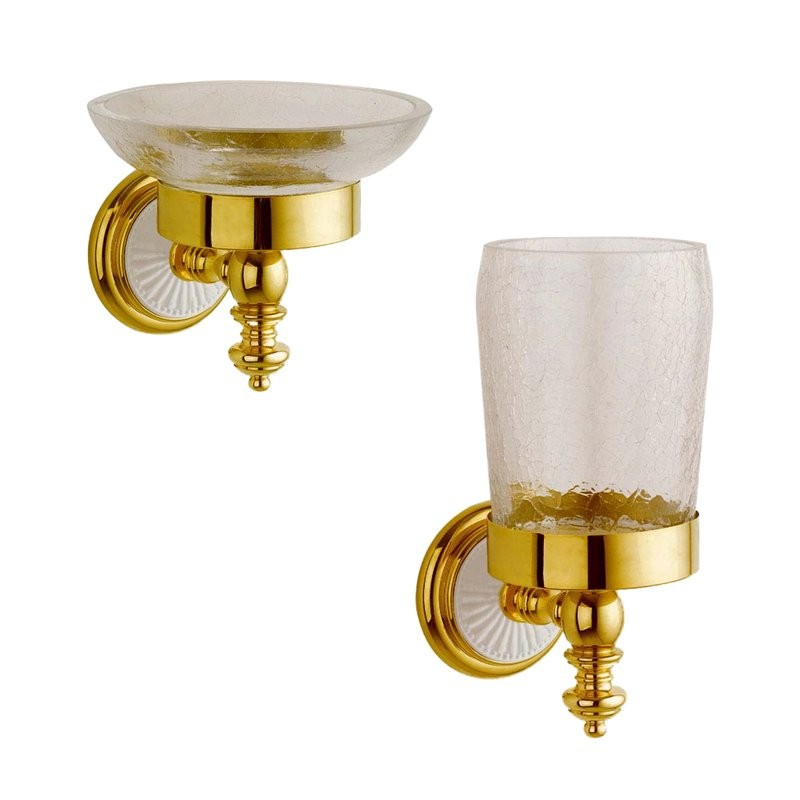 Набор Стакан Boheme Palazzo 10104 + Мыльница 10103