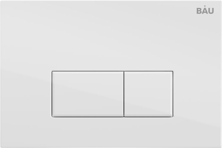 Комплект Унитаз подвесной Bauedge Bau Dream безободковый, с микролифтом + Инсталляция Bau Pro + Кнопка Hotel, белый глянец