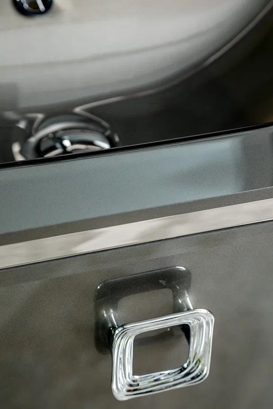 Тумба под раковину Armadi Art Lucido 100 глянцевый графит