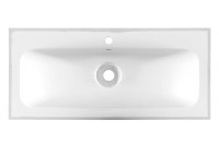 Тумба с раковиной Aquanet Арт 100 подвесная, ясень графит