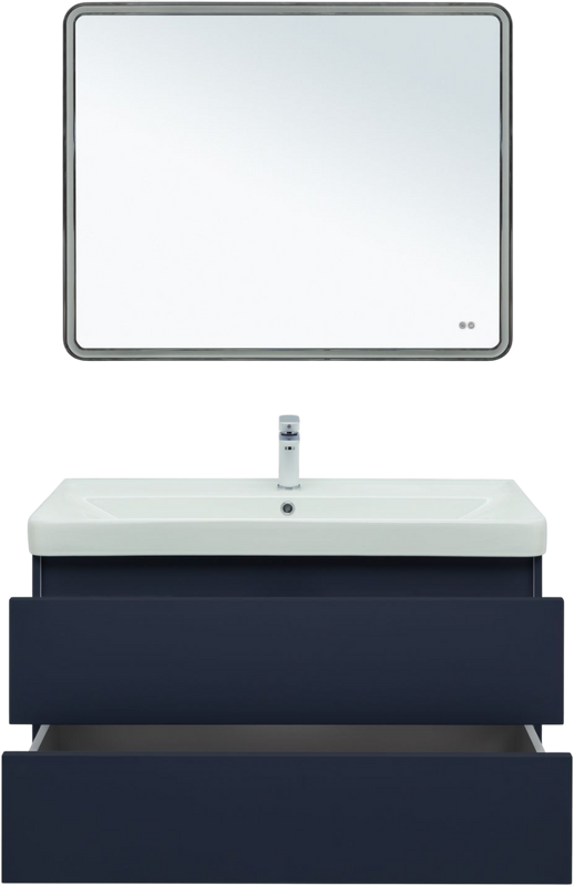 Тумба под раковину без столешницы Aquanet Вега 2.0 100 подвесная, маренго