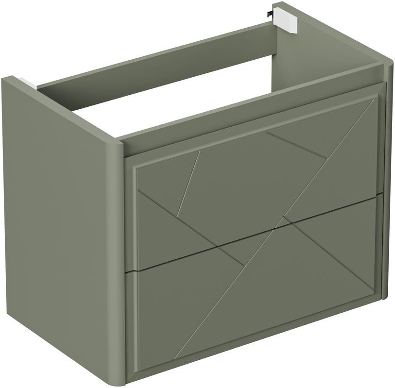 Тумба под раковину без столешницы Allen Brau Paris 80 матовая олива
