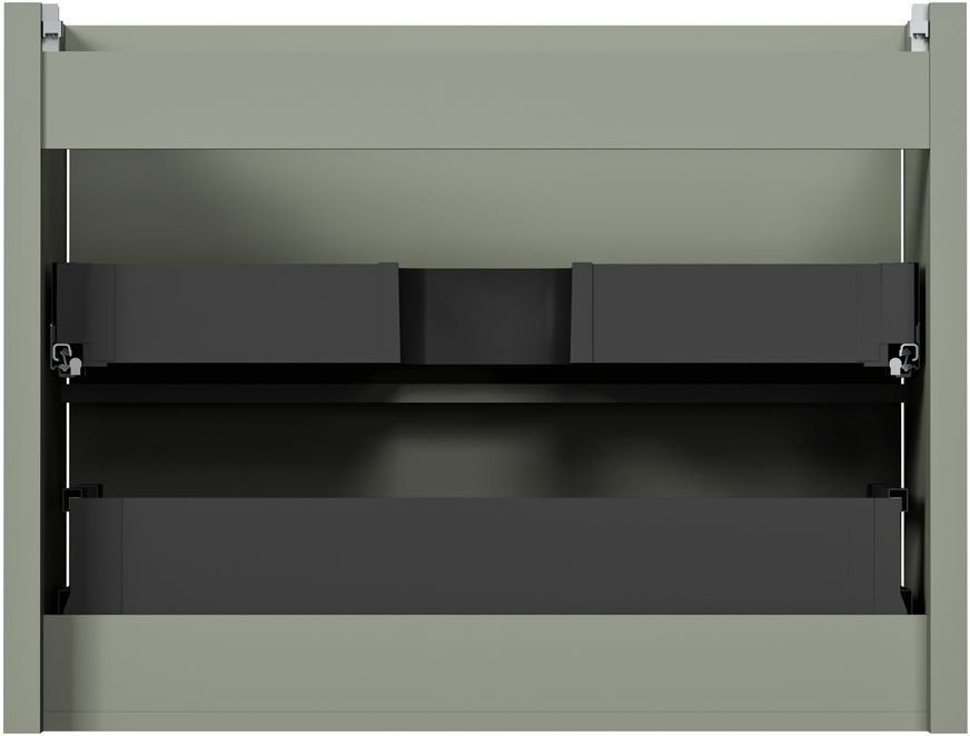 Тумба под раковину без столешницы Allen Brau Paris 80 матовая олива