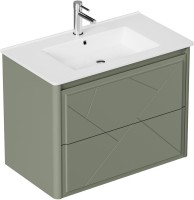 Тумба под раковину без столешницы Allen Brau Paris 80 матовая олива Тумба под раковину без столешницы Allen Brau Paris 80 матовая олива