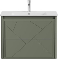 Тумба под раковину без столешницы Allen Brau Paris 80 матовая олива Тумба под раковину без столешницы Allen Brau Paris 80 матовая олива