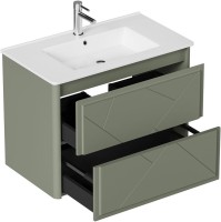 Тумба под раковину без столешницы Allen Brau Paris 80 матовая олива Тумба под раковину без столешницы Allen Brau Paris 80 матовая олива