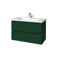 Тумба под раковину без столешницы Caprigo Forte 90 подвесная, бутылочное стекло