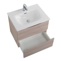 Тумба с раковиной BelBagno Marino-cer-n 70 подвесная, rovere grigio