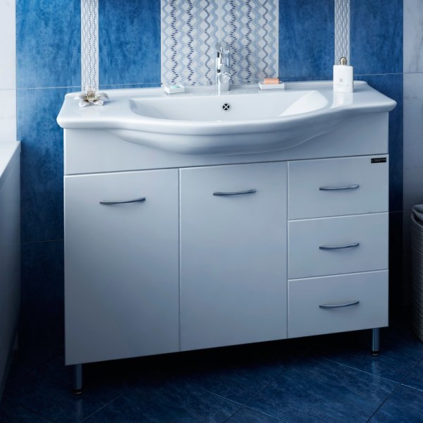 Тумба с раковиной СаНта Эльбрус 100