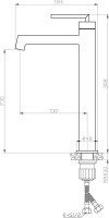 Смеситель для раковины BelBagno Acqua ACQUA-LMC-CRM хром