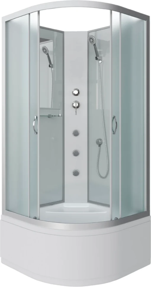 Душевая кабина Niagara Classic NG-2307-14BKG 80x80 см, с гидромассажем