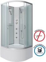 Душевая кабина Niagara Classic NG-2307-14BKG 80x80 см, с гидромассажем