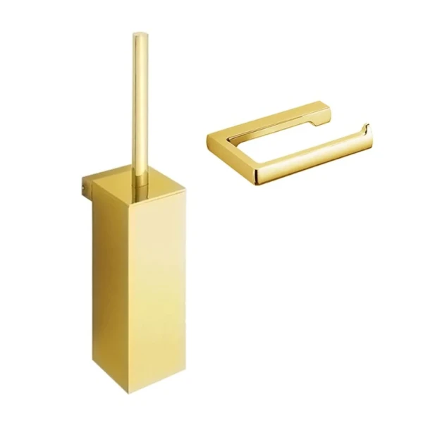 Набор Держатель Colombo Design Lulu B6208.gold + Ершик B6207.gold