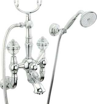 Смеситель для ванны с душем Migliore Cristalia 18585 хром
