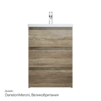 Мебель для ванной комнаты AM.PM Gem S 60 напольная, светлый дуб