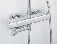Душевая стойка Gappo G91 G2491 с термостатом, хром