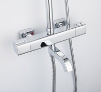 Душевая стойка Gappo G91 G2491 с термостатом, хром