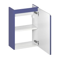 Тумба под раковину Wellsee WC Area 221804000: подвесная тумба шириной 40 см, цвет матовый синий