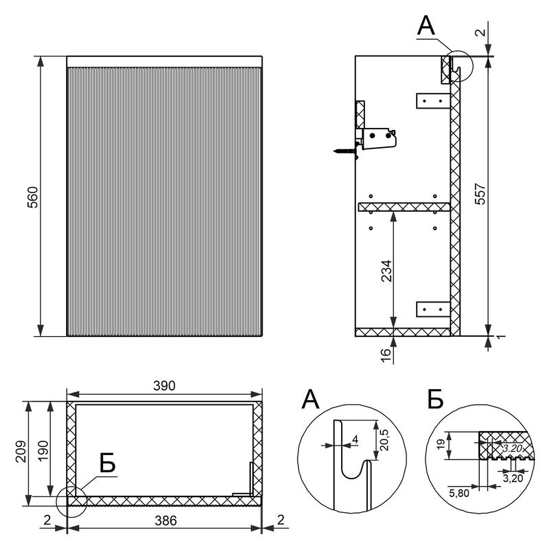 Тумба под раковину Wellsee WC Area 221804000: подвесная тумба шириной 40 см, цвет матовый синий