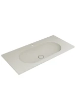 Тумба с раковиной Vincea Welle 100 m.beige soft-touch, раковина VCB-4H100J жасмин