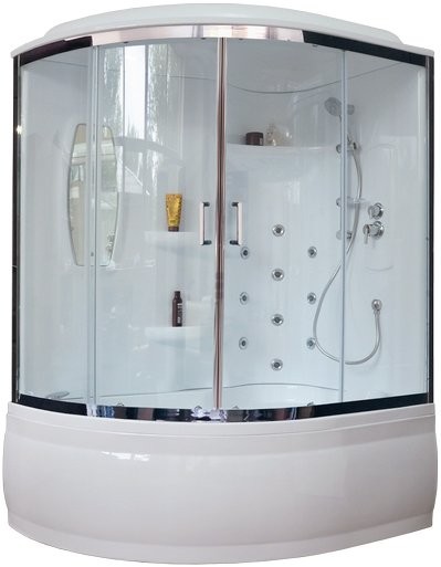 Душевой бокс Royal Bath ALP RB150ALP-T-CH-R