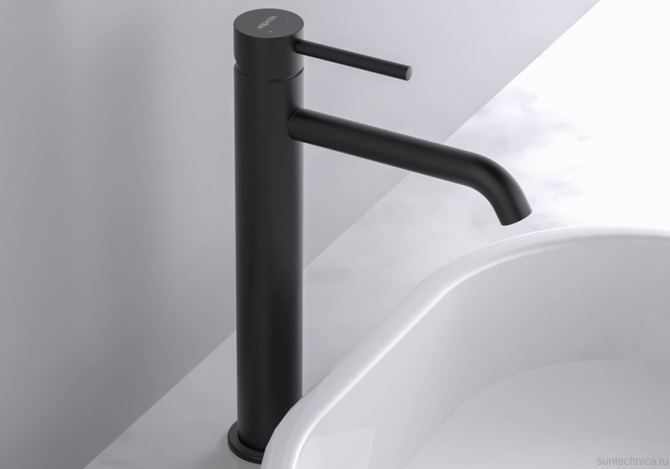 Смеситель для раковины AQUATEK Европа AQ1304MB матовый черный