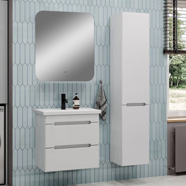 Мебель для ванной комнаты SanStar Адель 60 подвесная, зеркало DIWO Кострома