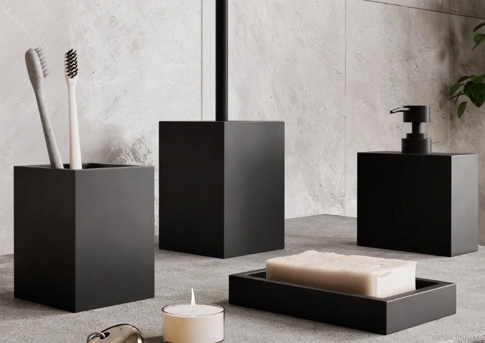 Стакан для зубных щеток Wasserkraft Abens K-3728 черный