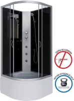 Душевая кабина Niagara Classic NG-2508-14BKG 90х90 см, без крыши, с гидромассажем