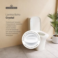 Комплект Унитаз напольный Lavinia Boho Bristol Rimless 3305202R-33053030-33290500 безободковый, с микролифтом + Биде напольное 33050040