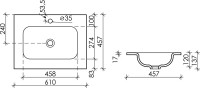 Мебельная раковина Ceramicanova Grace CN7011 60