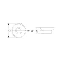 Мыльница Shevanik SG5703T стеклянная Мыльница Shevanik SG5703T стеклянная