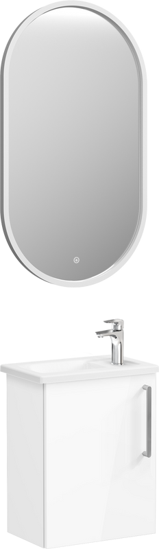 Мебель для ванной комнаты VitrA Root Flat 45 L белый глянец