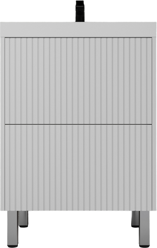 Мебель для ванной комнаты Style Line Стокгольм 60 напольная, белый рифленый софт