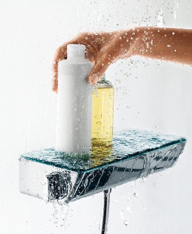 Душевой комплект Термостат Hansgrohe Ecostat Select 13161400 + Гарнитур Raindance Select S 27803400