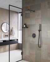 Душевой комплект Timo Saona SX-2369/03SM С ВНУТРЕННЕЙ ЧАСТЬЮ, черный