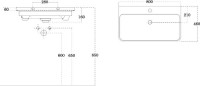 Мебель для ванной комнаты Aquanet София 80 2 ящика