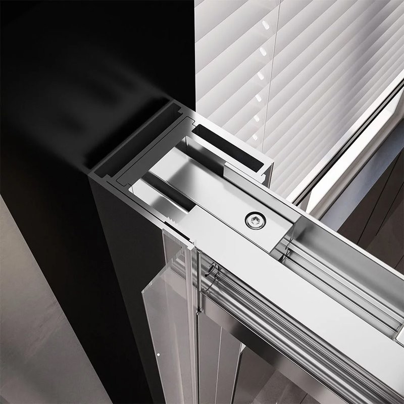 Душевой уголок Veconi Premium Trento PTC-SP-30CH 150x90, профиль хром, стекло прозрачное