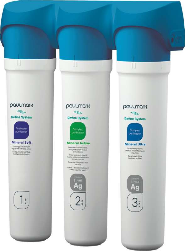 Комплект Мойка кухонная Paulmark Brilon PM104546-WH белый + Смеситель Essen Es213011-431 белый матовый + Фильтр Refine System