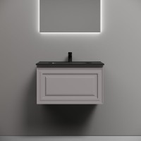 Тумба с раковиной Sancos Very 70 doha soft, раковина CN7007MB