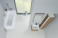 Акриловая ванна Ravak 10° R 160x95 см, угловая, правая, пристенная, белая, асимметричная, на ножках
