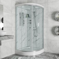 Душевая кабина Niagara Luxe 7702M 100х100, серебро