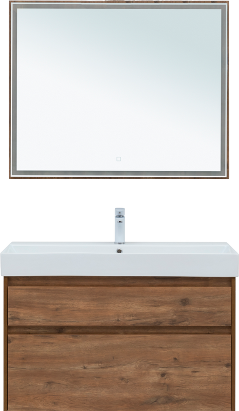 Мебель для ванной комнаты Aquanet Nova Lite 100 дуб рустикальный, 2 ящика