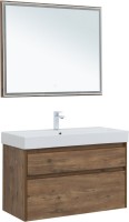 Мебель для ванной комнаты Aquanet Nova Lite 100 дуб рустикальный, 2 ящика
