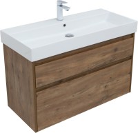 Мебель для ванной комнаты Aquanet Nova Lite 100 дуб рустикальный, 2 ящика