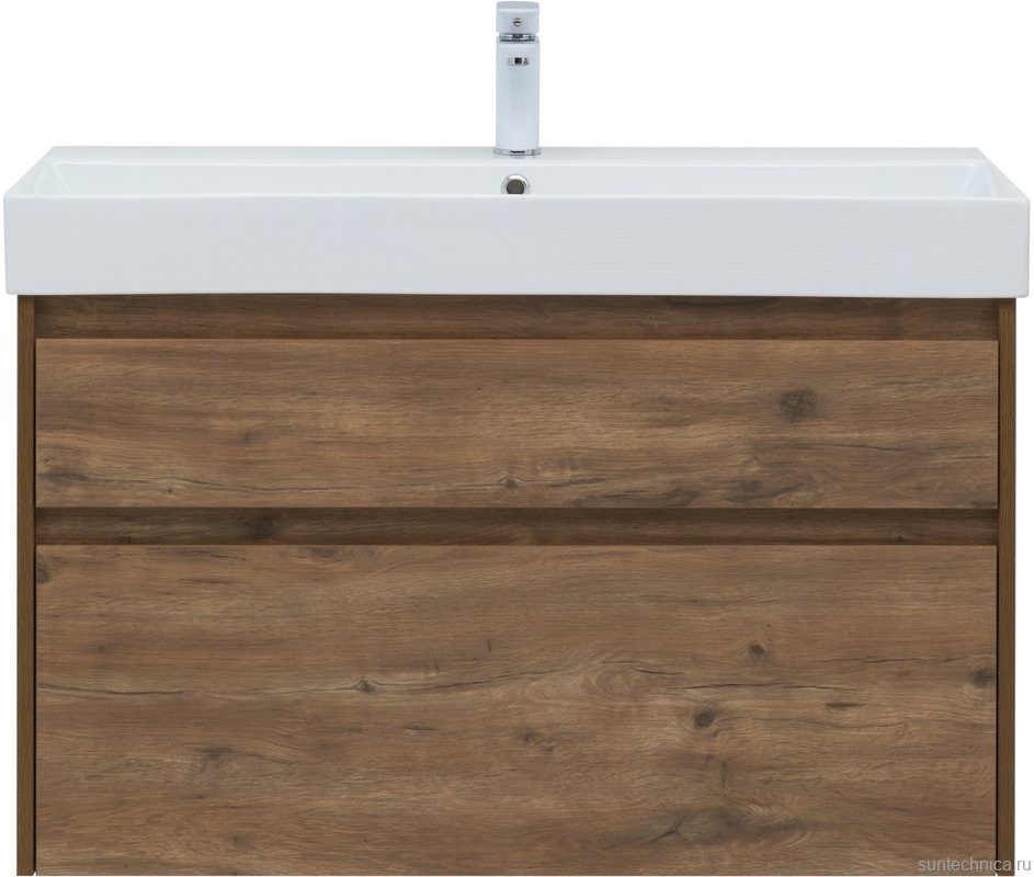 Мебель для ванной комнаты Aquanet Nova Lite 100 дуб рустикальный, 2 ящика