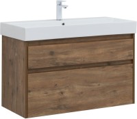 Мебель для ванной комнаты Aquanet Nova Lite 100 дуб рустикальный, 2 ящика